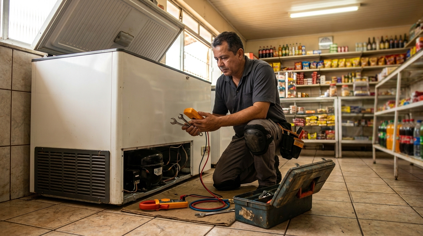 Reparo de compressor de freezer em Manassu, Jaboatão dos Guararapes‑PE